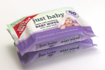 JUST BABY |Super Soft Baby Wipes with Aloe Vera